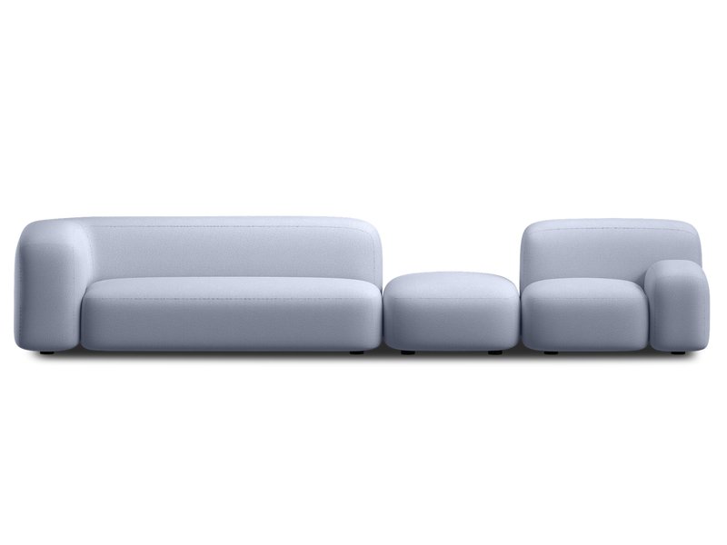 Диван модульный Риббл-4 Bucle Lilac